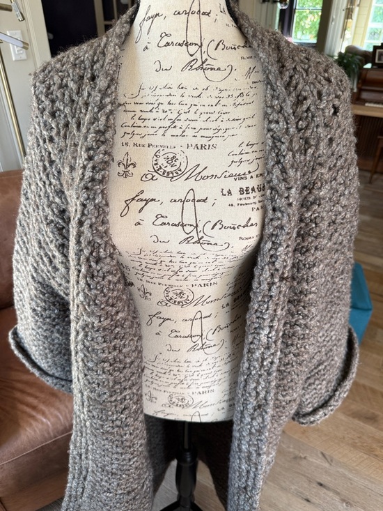 Lafayette 148 New York Chunky Knit Button-Front Cardigan sample piece - Picture 8 of 16